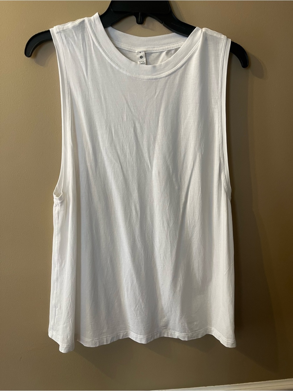 lululemon athletica White Muscle Tank Top